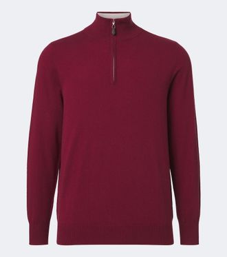 arch4 Mr Fenchurch cashmere half-zip sweater