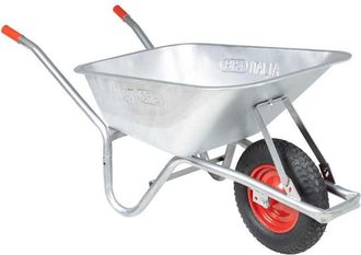 vidaXL Carretilla 90 L 150 Kg Acero Galvanizado Y Pl&aacute;stico Vidaxl