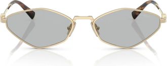Miu Miu Sunglasses Mu56 Zs Zvn50 K Gold/Light Grey Women