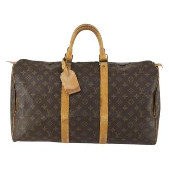 Louis Vuitton Pre-owned Keepall bag - unisex - Louis Vuitton Vintage - Vintage Weekend Bags - Brown - ONE SIZE - Pre-owned
