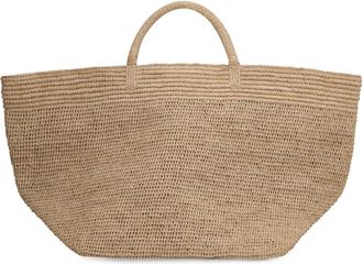 Ibeliv Vanilla Raffia Tote Bag