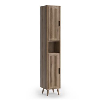 Vicco Armario De Ba&ntilde;o Skara, Roble, 30 X 170 Cm, Vicco