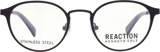 Kenneth Cole Reaction Demo Rectangular Mens Eyeglasses KC0832-1 002 47