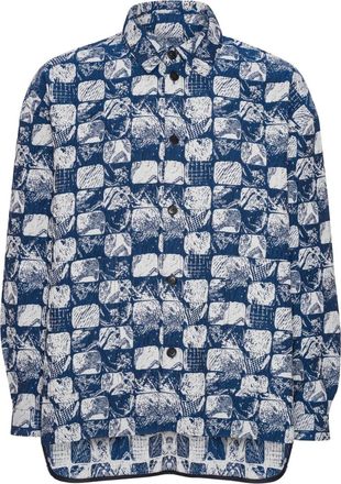 Henrik Vibskov Camicia con stampa geometrica - Blu