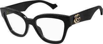 Gucci Acetaat zonnebril - Dames - Brillen - Zwart - 54 MM - Accessoires