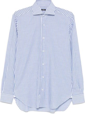 Barba Camicia a righe - Blu