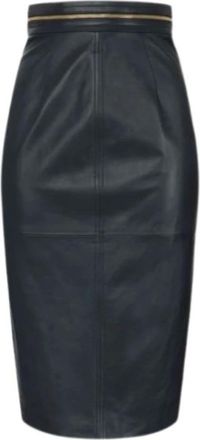 Elisabetta Franchi Mujer, Faldas, Negro, Talla: L