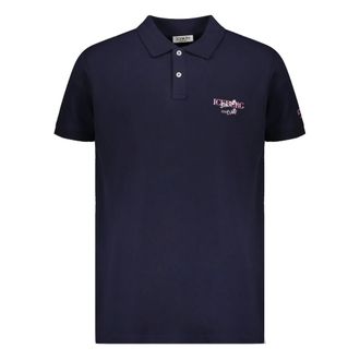 Iceberg Short-sleeved Polo with Logo - male - Iceberg - Polo Shirts - Blue - 2XL - Tops