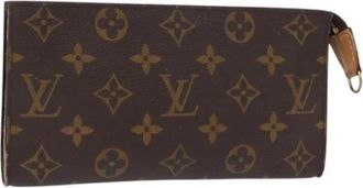 Louis Vuitton Pre-owned Canvas Clutch - Dames - Vintage Clutch - Bruin - ONE Size - Vintage