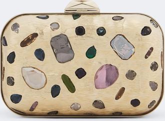 Jimmy Choo London Cloud crystal-embellished clutch
