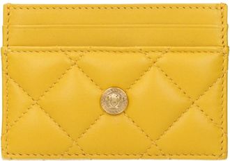 Versace Documentenmap - Dames - Accessoires - Geel - Maat: ONE Size Leer