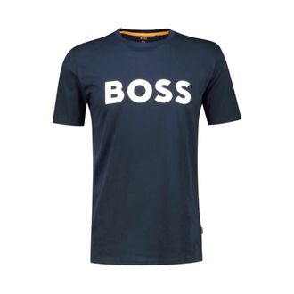 HUGO BOSS Heren, Tops, Blauw, Maat: XL Katoen