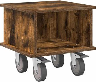 vidaXL Soporte De Tv 37 X 35 X 35 Cm Roble Ahumado Vidaxl