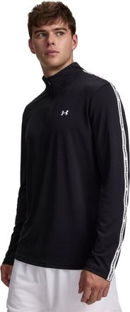 Under Armour Heren Tech Textured Half Zip Top (Zwart, Wit)