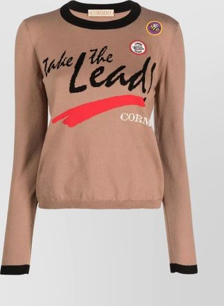 Cormio lead the way crew neck knit jumper