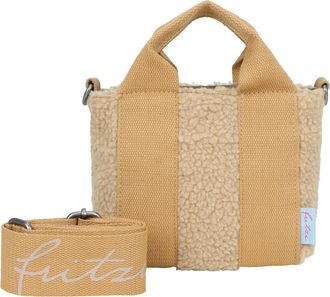 Fritzi Aus Preu&szlig;en Fritzi Bini Limited Teddy Crossbody Bag Small Vegan Teddy Look Cuddly Soft Faux Fur Womens Shoulder Bag City Festival with Wide Webbing Strap 15.5 x 2