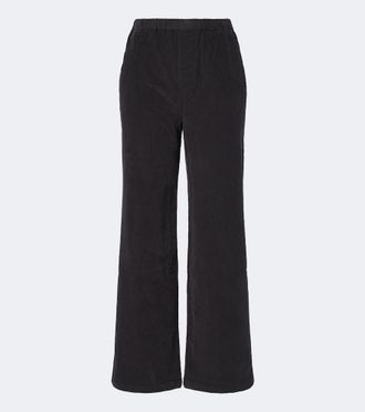 Velvet Pantalones anchos Jayda de algod&oacute;n