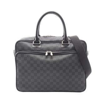 Louis Vuitton Pre-owned Handbags, male, Black, Size: ONE SIZE Pre-owned Briefcase Handbag