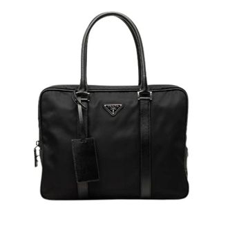 Prada Pre-owned Borsa in Nylon e Pelle - - Pre-owned - Uomo - Nero - ONE SIZE