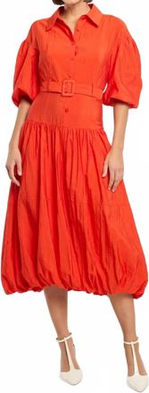 Cinq &agrave; Sept Dahlia Dress In Tangerine