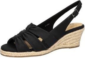 Bella Vita Cheerful Espadrille Wedge Sandal in Blk Linen at Nordstrom Rack, Size 9