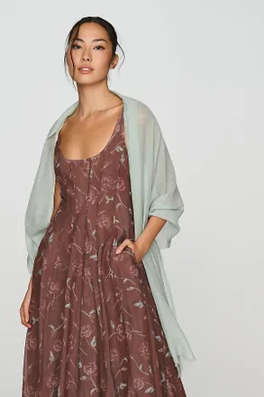 BHLDN Rue Semi-Sheer Wrap