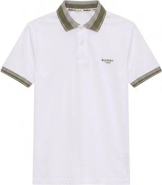 Baldinini White Cotton Men Mens Polo-Shirt