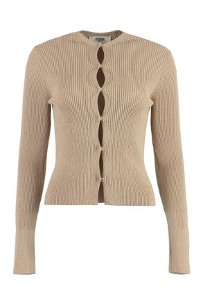 Fendi Biscuit Katoenmix Cardigan