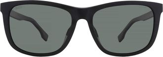 HUGO BOSS Polarized Green Square Mens Sunglasses BOSS 1617/F/S 0807/UC 59