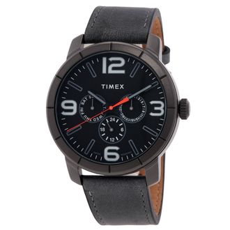 Timex City Multifunction Quartz Black Dial Mens Watch TW2U15200