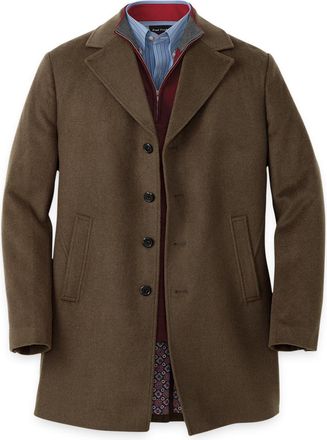 Paul Fredrick Wool Blend Topcoat