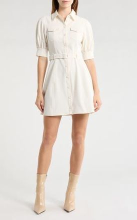 Cinq &agrave; Sept Zillah Shirtdress in Ivory at Nordstrom Rack, Size 00