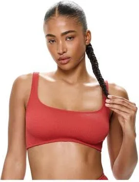 Gottex Tubular Square Neck Bikini Top in Paprika at Nordstrom