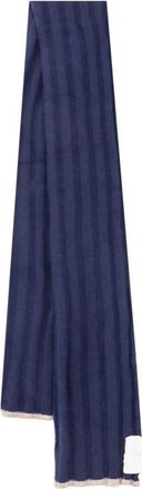 Brunello Cucinelli Cashmere Rib Knit Sjaal - Heren - Wintersjaals - Veelkleurig - ONE Size - Kasjmier - Accessoires
