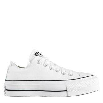 Converse Dames/Dames Chuck Taylor Canvas Platform Schoenen (Wit, Zwart)