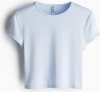 H&M Figurbetontes T-Shirt - Blue