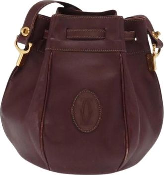 Cartier Pre-owned Bucket Bags, female, Red, Size: ONE SIZE Pre-owned Bucket Bag