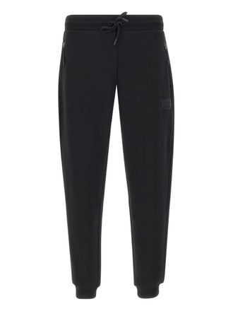 Emporio Armani cotton-blend track pants - Black