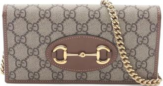 Gucci 2020s GG Horsebit 1955 chain bag - Neutrals