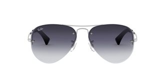 Ray-Ban Mens Rb 3449 Sunglasses, Silver, 7 1 4 UK