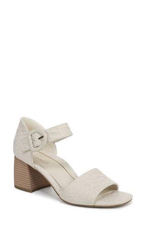 Vionic Chardonnay Block Heel Sandal in Cream at Nordstrom Rack, Size 8.5