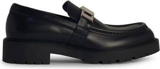 Burberry Raft Chunky Leather Loafers, Brand Size 40 ( US Size 7 )