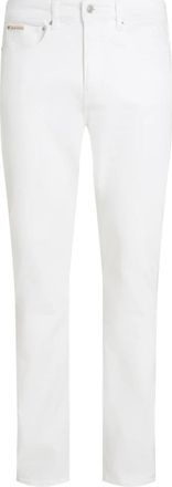Calvin Klein Witte Skinny Jeans - Heren - Slim Fit Jeans - Wit - W32 - Katoen - Jeans