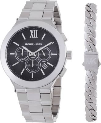 Michael Kors Oversized Billie Chronograph Quartz Mens Watch and Bracelet Gift Set MK9272SET