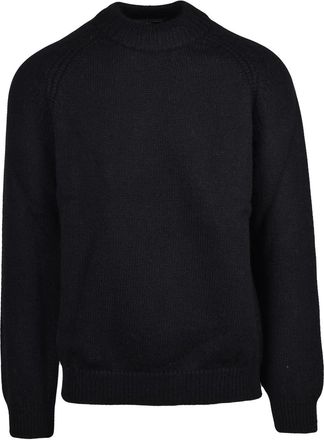 Daniele Fiesoli Crew Neck Raglan Sweater With Merino Wool And Alpaca Blend