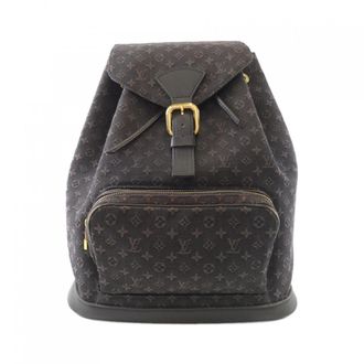 Louis Vuitton Monogram Mini Dark Blue Canvas Backpack (Pre-Owned)