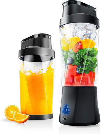 OEM Batidora Port&aacute;til/licuadora Port&aacute;til/licuadora/m&aacute;quina Para Hacer Batidos, Vaso De 700 Ml, Bater&iacute;a De 6000 Mah, Mini Licuadora Potente, Libre De Bpa, 