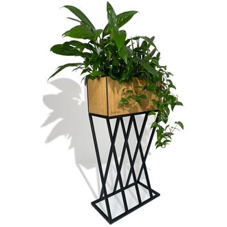 OEM Soporte Para Plantas Shape Oak Loft De 42x22x80 Cm