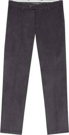 Brooks Brothers Slim Fit Katoenen Corduroy Chinos - Heren - Slim Fit Broeken - Grijs - W38 - Katoen - Broeken