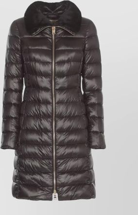 Herno quilted long puffer jacket